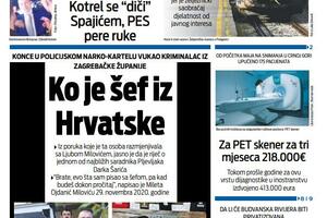 Naslovna strana "Vijesti" za 21. avgust 2025.