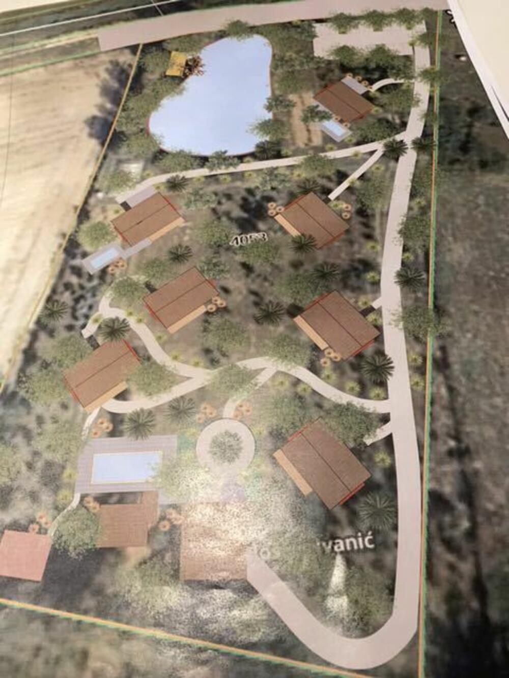 Satelitski snimak ranča za koji Hrvat tvrdi da je njegov