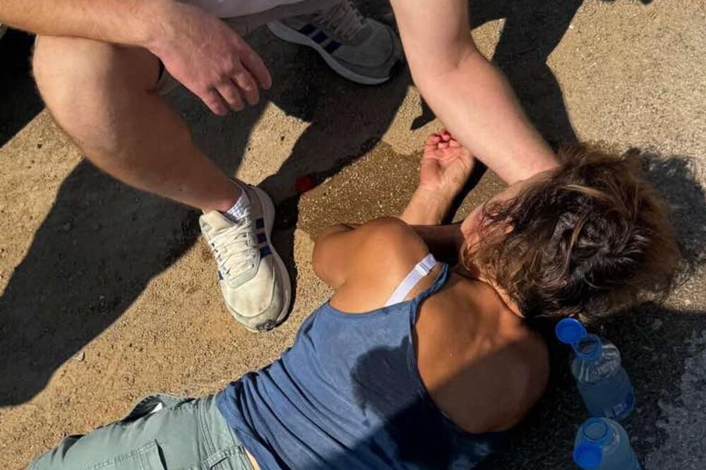 Branka Marović nakon napada, Foto: Privatna arhiva