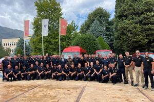 Zahvalnice za vođe timova austrijskih i švajcarskih vatrogasaca