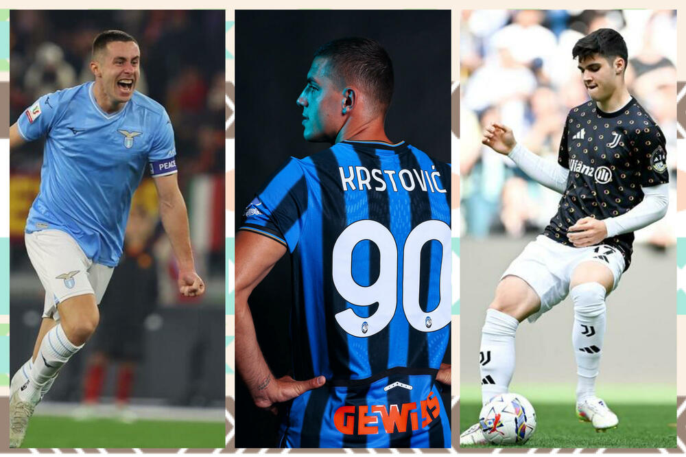 Marušić, Krstović i Adžić, Foto: Shutterstock, Atalanta BC/X, Juventus FC/X