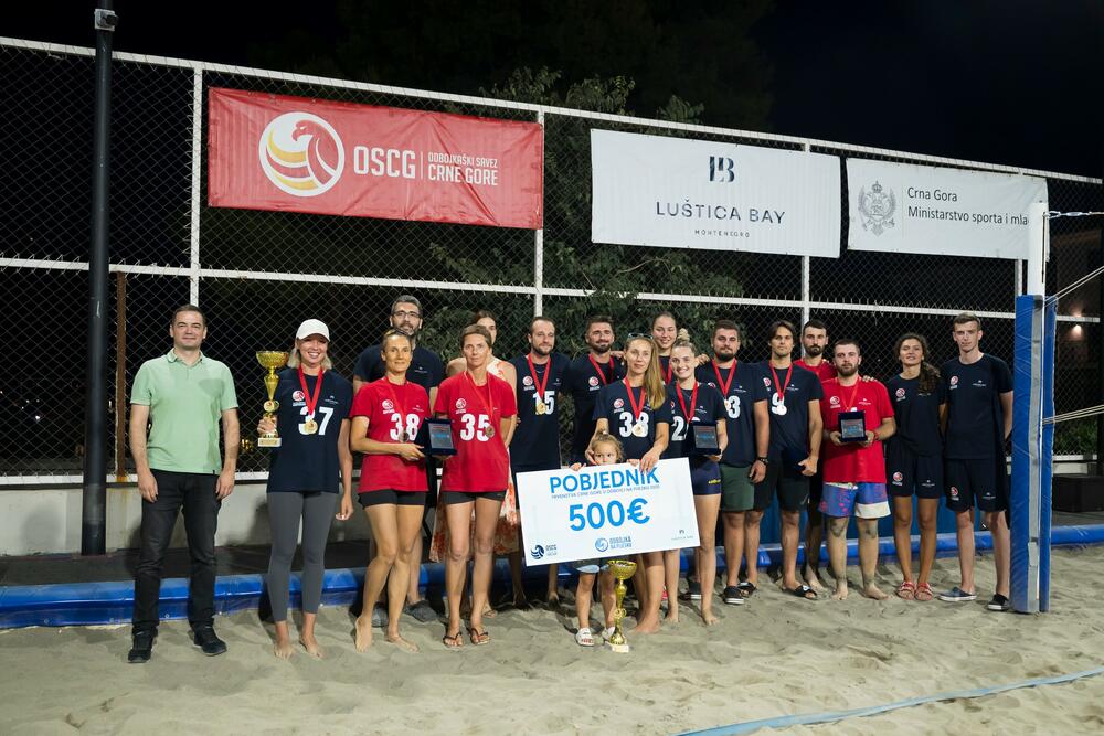 Zaključeno prvenstvo Črne Gore v odbojki na mivki 2025