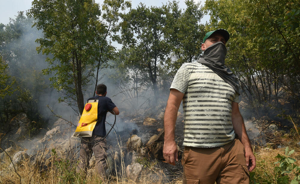 Oprema nije želja već potreba: sa gašenja požara u mjestu Stijensko brdo u Piperima