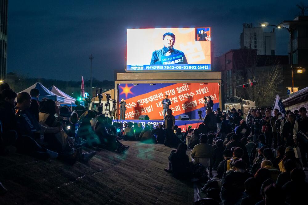 Sa protesta protiv Han Dak-soa u aprilu, Foto: Shutterstock