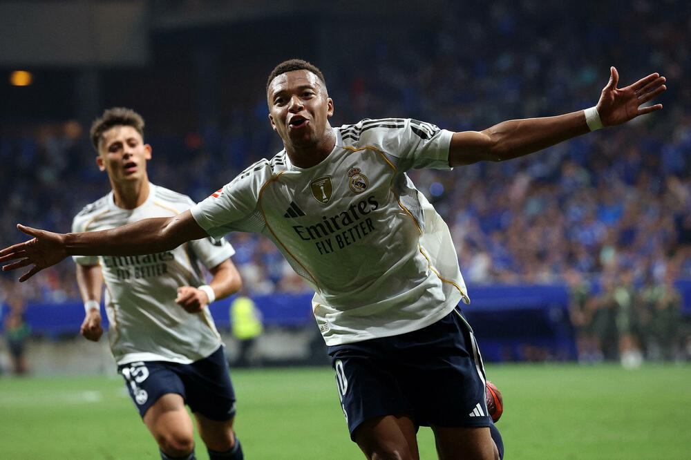 Kilijan Mbape proslavlja gol, Foto: Reuters