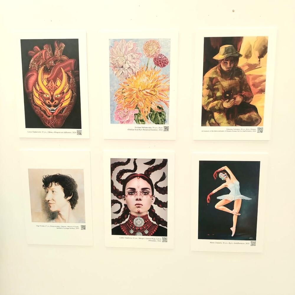 <p>Izložba ukrajinskih umjetnika povodom 34. godišnjice nezavisnosti Ukrajine, 24. avgusta, otvorena je u KIC-u "Budo Tomović" do 1. septembra</p>