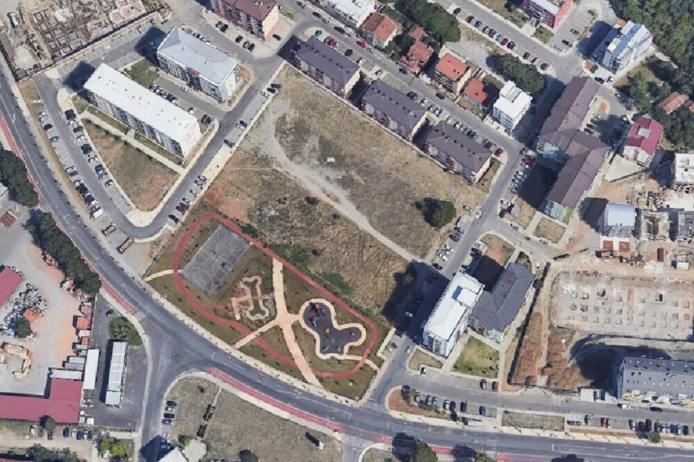 Parcela na Zabjelu gdje je planiran park, Foto: GP URA