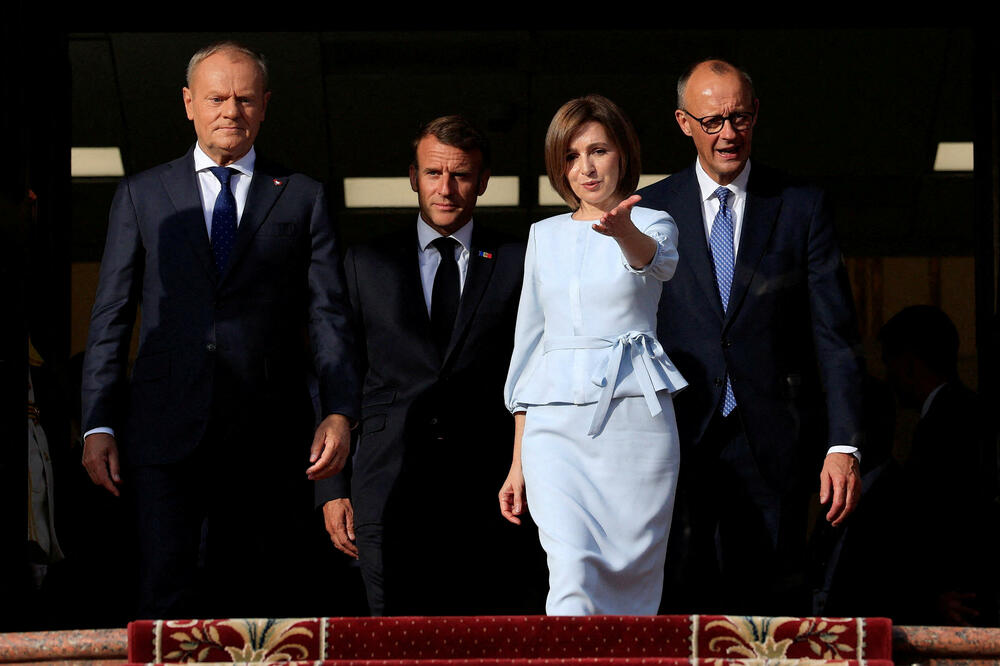 Tusk, Makron, Sandu i Merc, Foto: Reuters