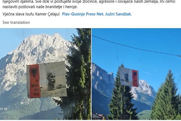 U Vusanju transparent protiv uklanjanja spomenika Čeliću