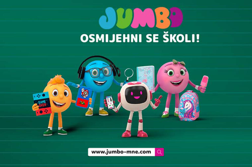 JUMBO ponuja širok izbor šolskih izdelkov ob začetku novega šolskega leta