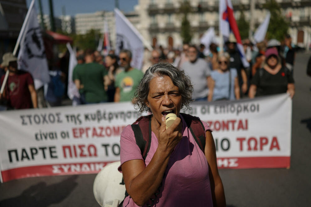 Grčka protest