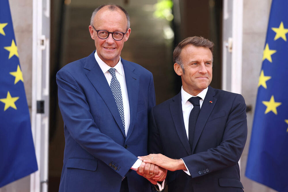 Merc i Makron, Foto: Reuters