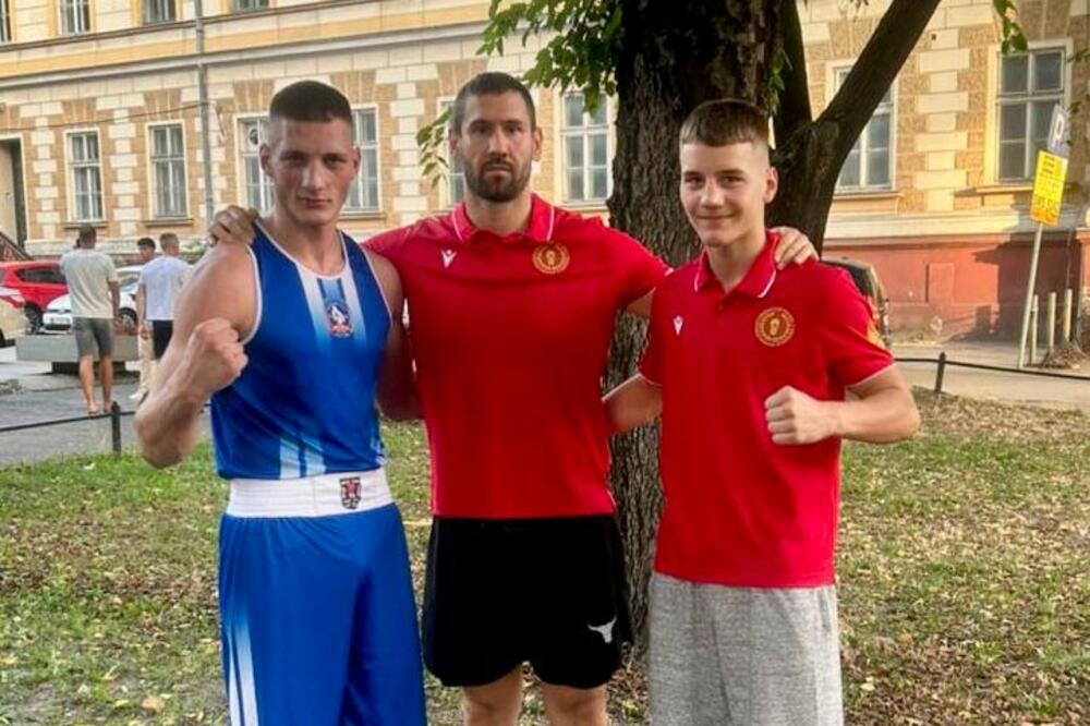 Lončar, Purić i Marković, Foto: Bokserski savez Crne Gore