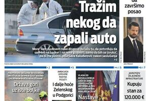 Naslovna strana "Vijesti" za 30. avgust 2025.