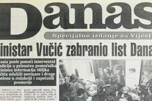 Kako je Vučić zabranio list Danas