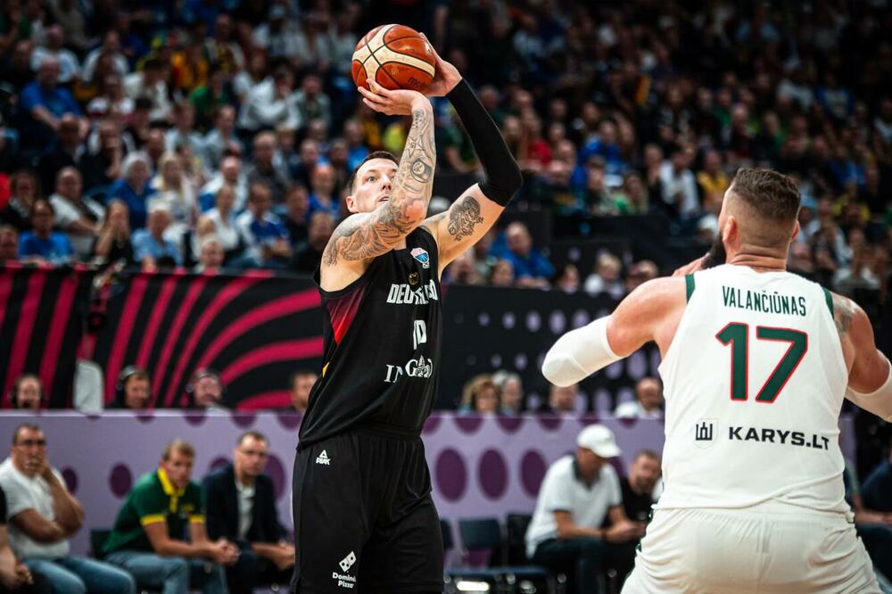 Tajs na današnjem meču, Foto: FIBA