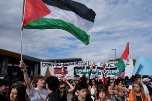 Hiljade ljudi demonstrira u Veneciji protiv akcija izraelske...