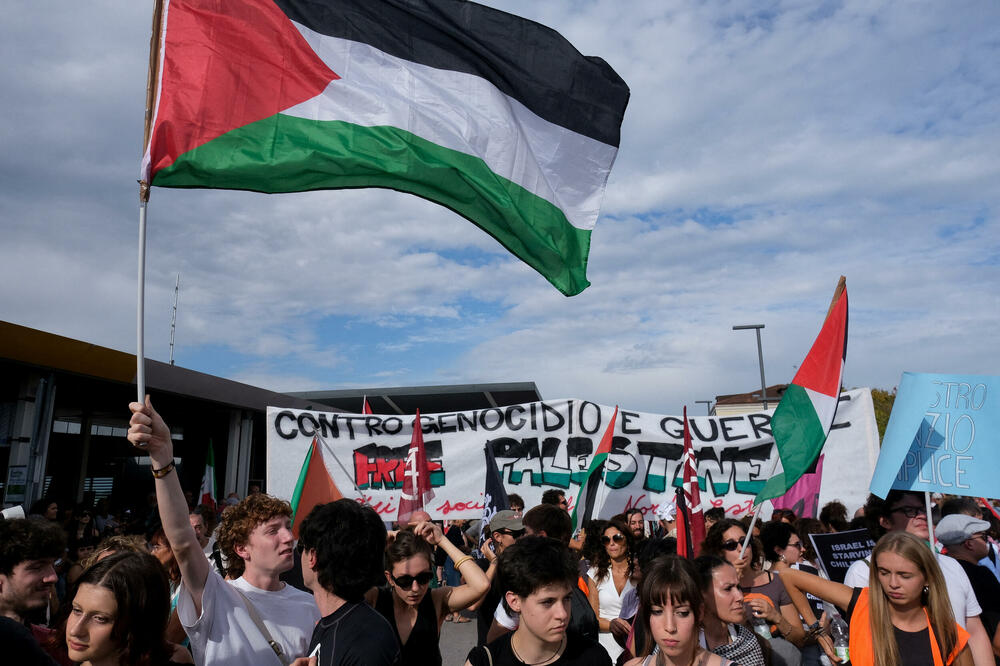 Sa protesta u Veneciji, Foto: REUTERS