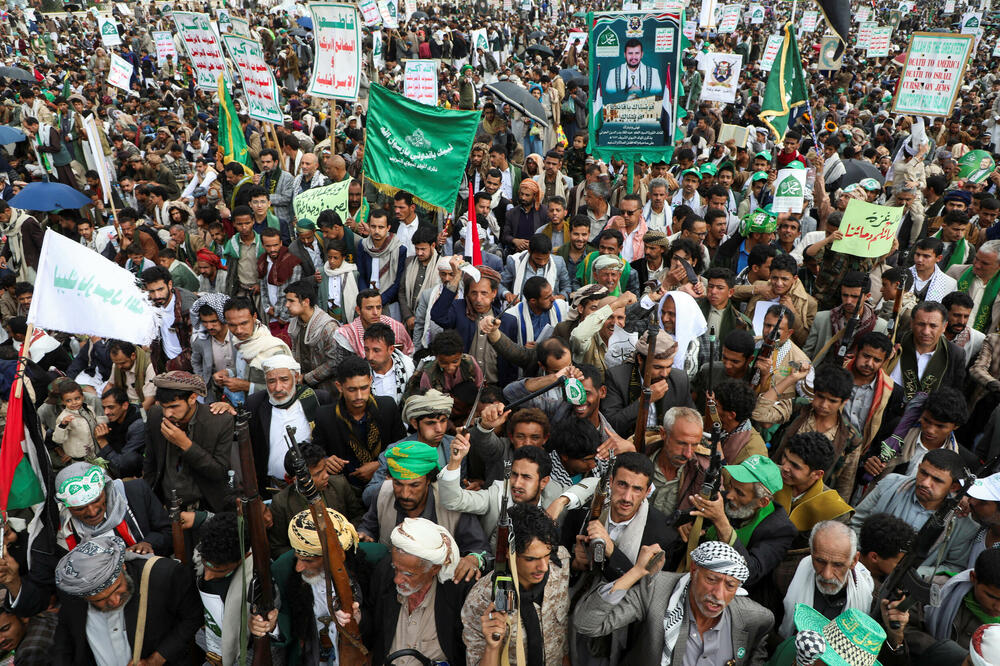 Sa jednog od propalestinskih protesta u Jemenu (Ilustracija), Foto: REUTERS