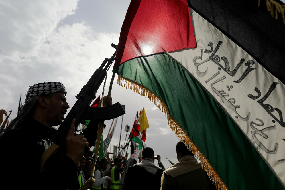 Sa protesta podrške Palestini u Jemenu (Ilustracija), Foto: REUTERS