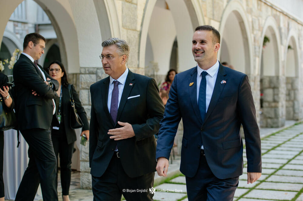 Plenković i Spajić, Foto: Vlada Crne Gore
