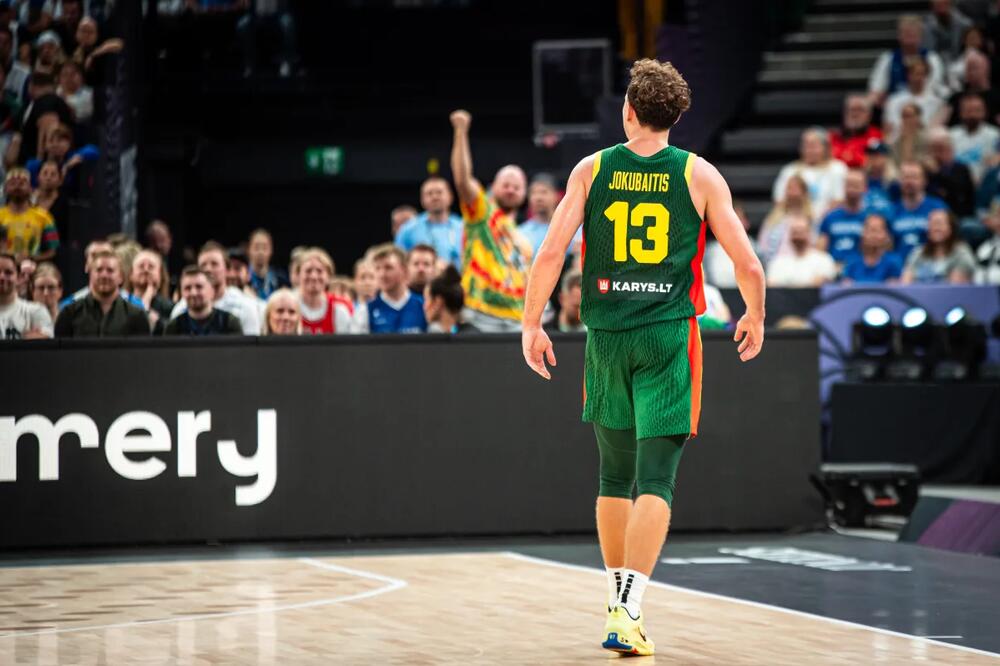 Predvodio Litvaniju, pa zbog povrede zabrinuo navijače: Rokas Jokubaitis, Foto: FIBA
