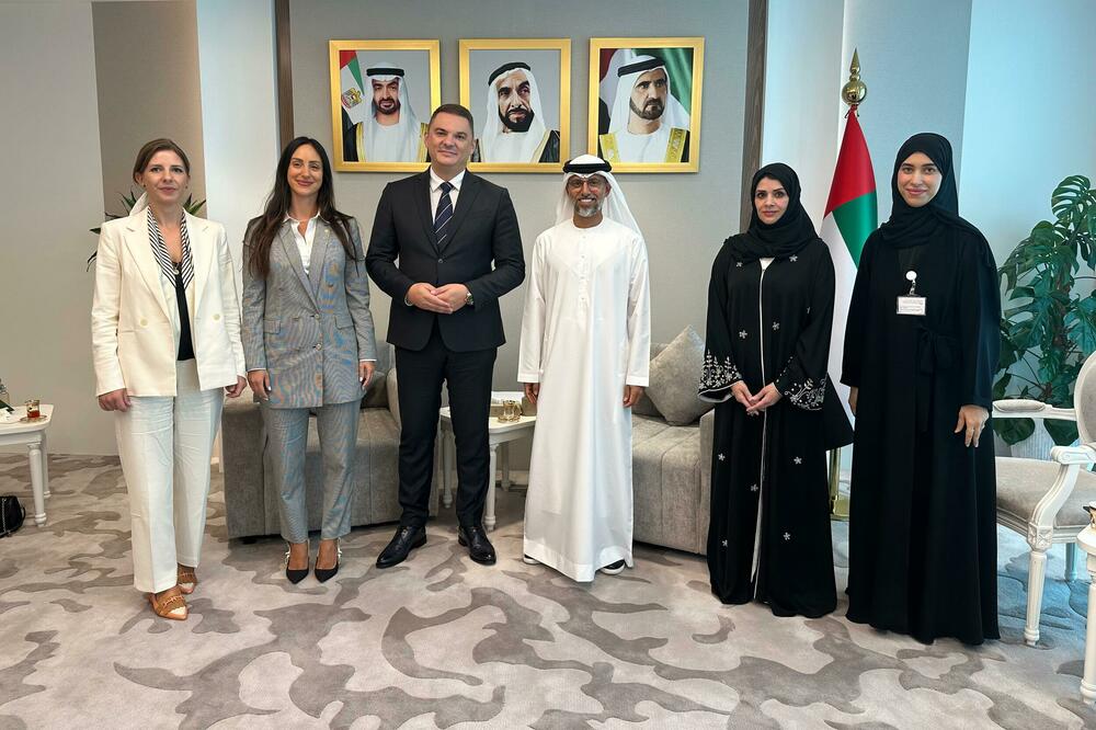 Šahmanović i Al Mazroui, Foto: Ministarstvo energetike i rudarstva