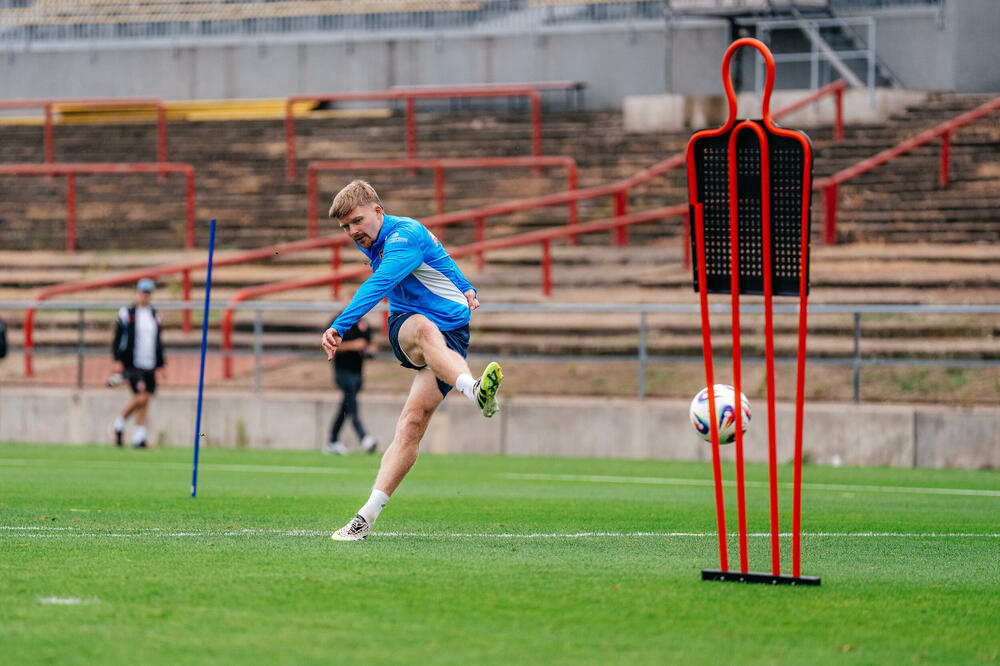 Pavel Šulc na treningu Češke, Foto: Fotbal.cz