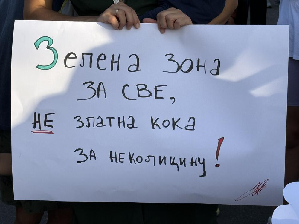 <p>Mještani podgoričkog naselja Zabjelo održali dvadesetominutni protest</p>