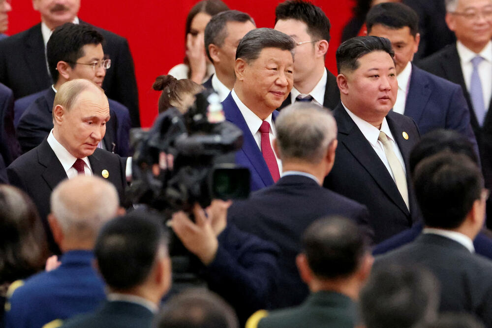 Putin, Si i Kim, Foto: Reuters