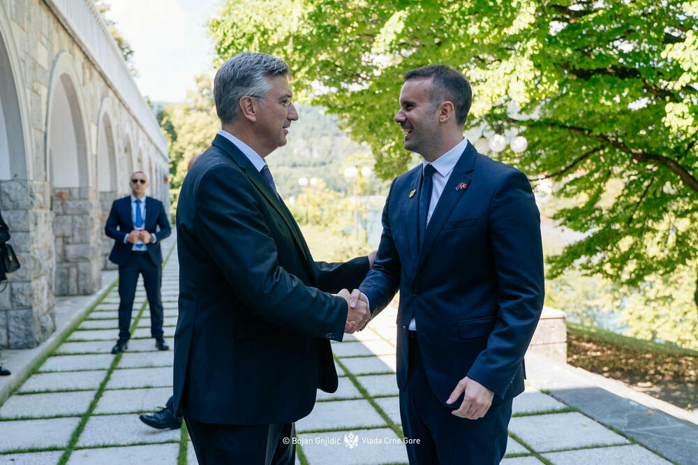Iz Zagreba sad tvrde da pokretanje bilateralnih pitanja "nije zdravo": Plenković i crnogorski premijer Milojko Spajić, Foto: Vlada
