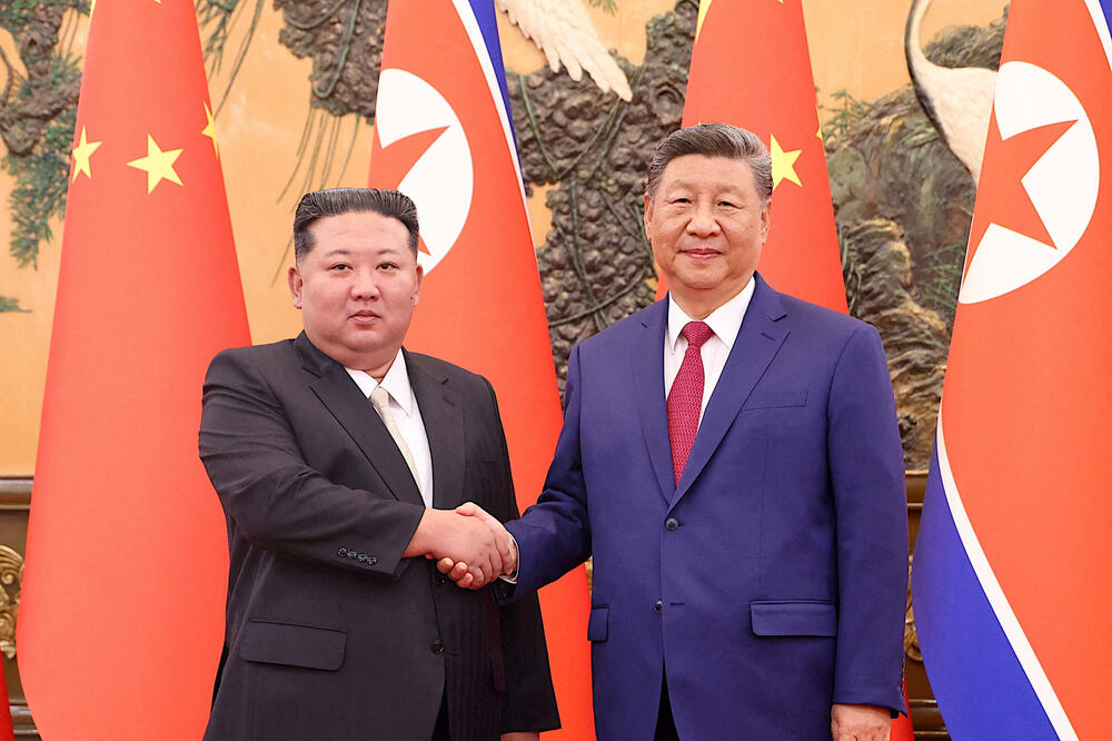 Kim i Si u Pekingu, Foto: Reuters