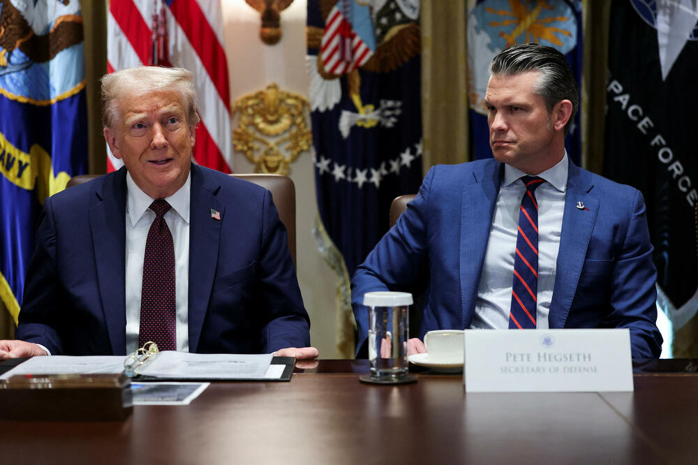 Tramp i Hegset, Foto: Reuters