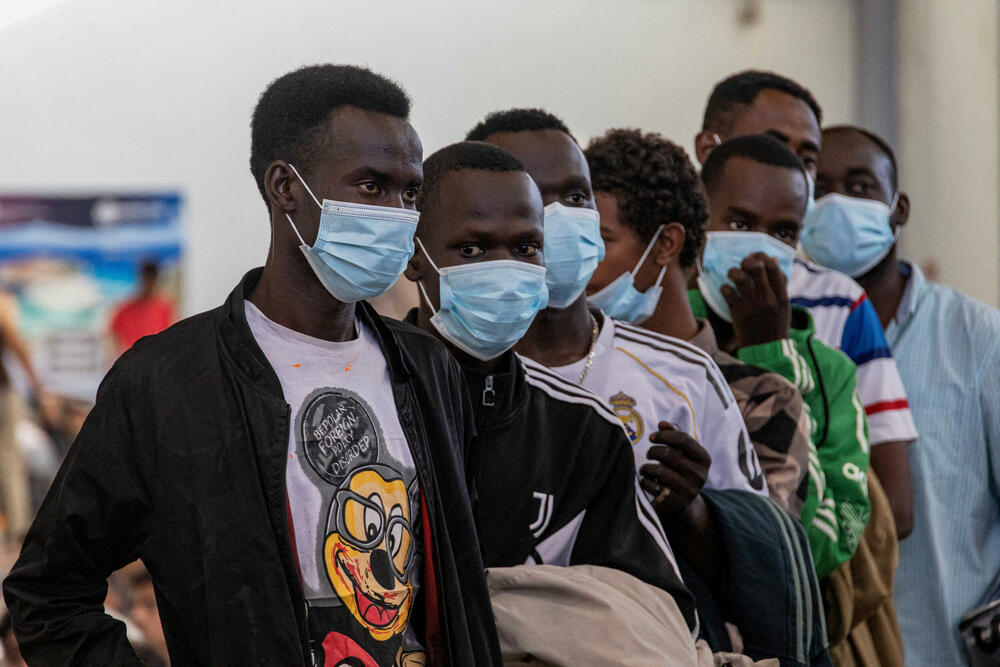 Novopridošli migranti na Kritu