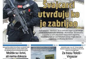 Naslovna strana "Vijesti" za 6. septembar 2025.