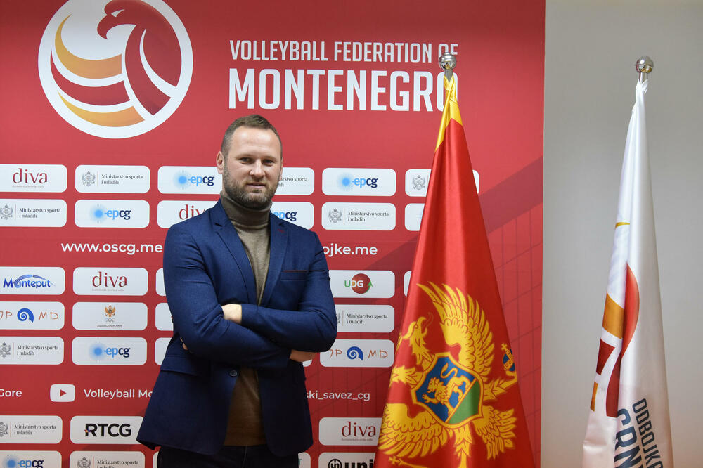 Nikola Kažić, predsjednik Odbojkaškog saveza Crne Gore, Foto: BORIS PEJOVIC