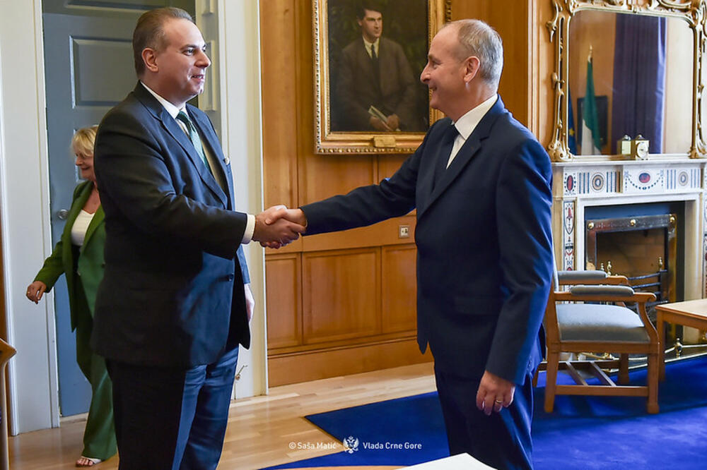 Ivanović i Martin, Foto: Saša Matić/Vlada Crne Gore