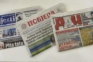 Formirati fond za novine: "Vijesti", "Dan” i "Pobjeda" upozoravaju...
