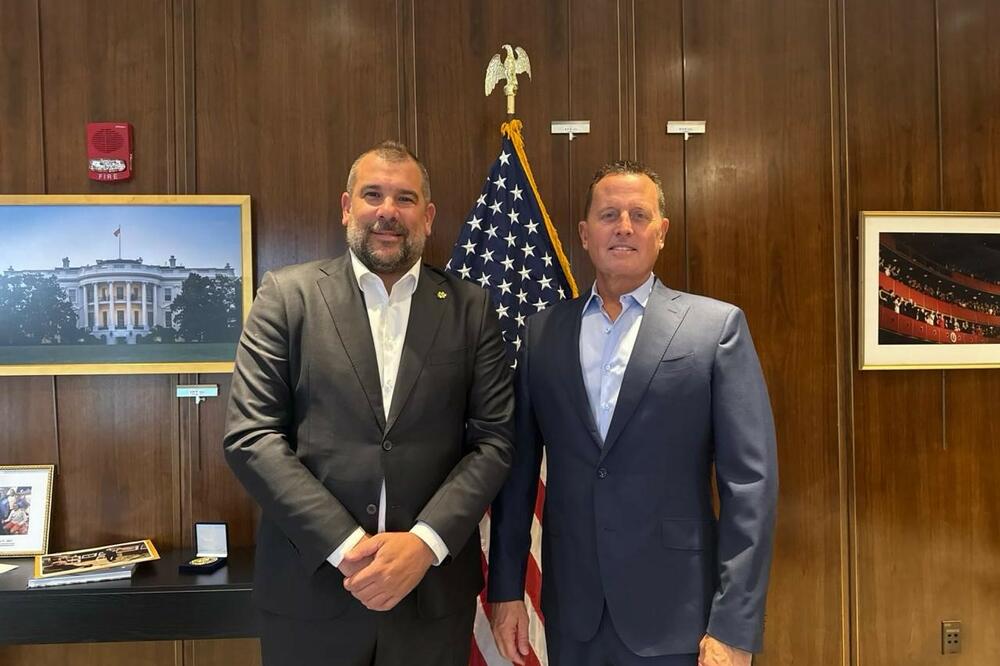 Krapović i Grenel, Foto: Ministarstvo odbrane