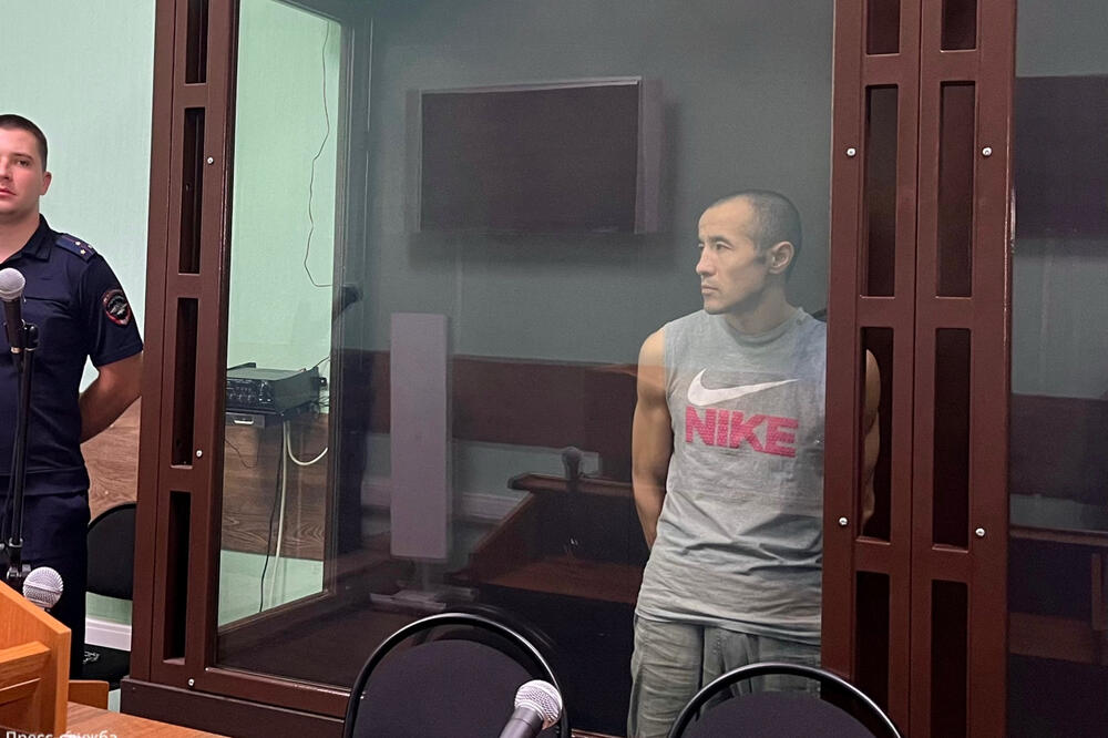 Azamat Iskaliijev, u sudnici u Saratovu u julu ove godine, Foto: Rojters