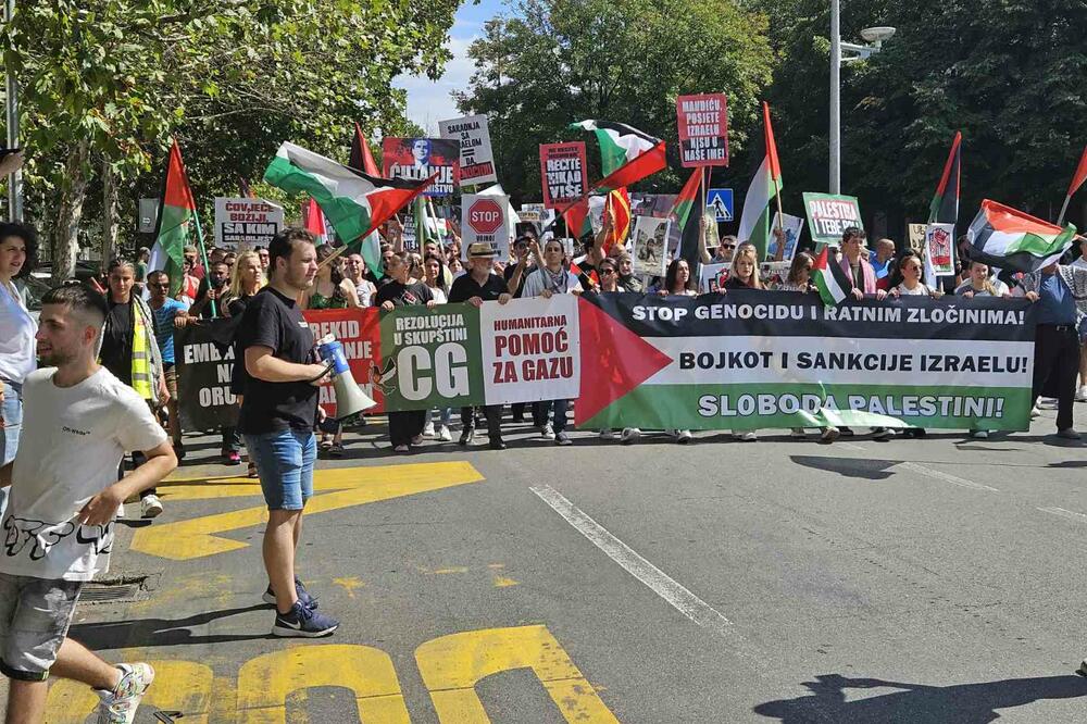 Sa nedavnog protesta u Podgorici, Foto: Danilo Misita