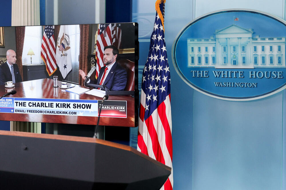 Vens i Miler tokom podkasta, Foto: Rojters