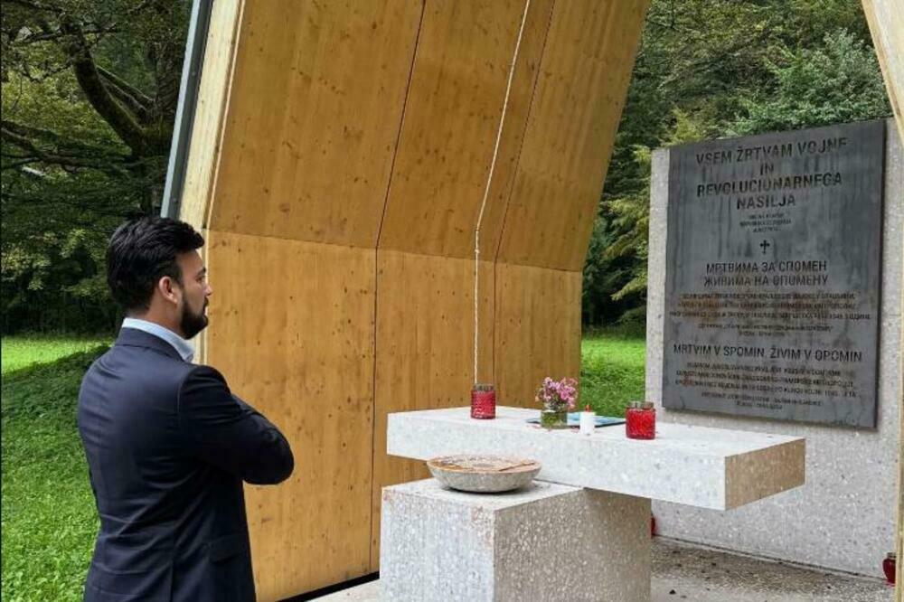 "Izvlačiti pouke iz prošlosti": Jovanović u Kamniškoj Bistrici, Foto: Opština Budva