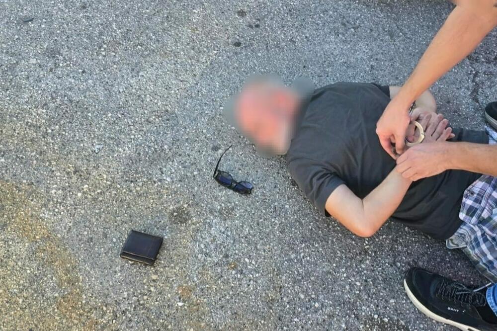 Hapšenje D.B., Foto: Uprava policije