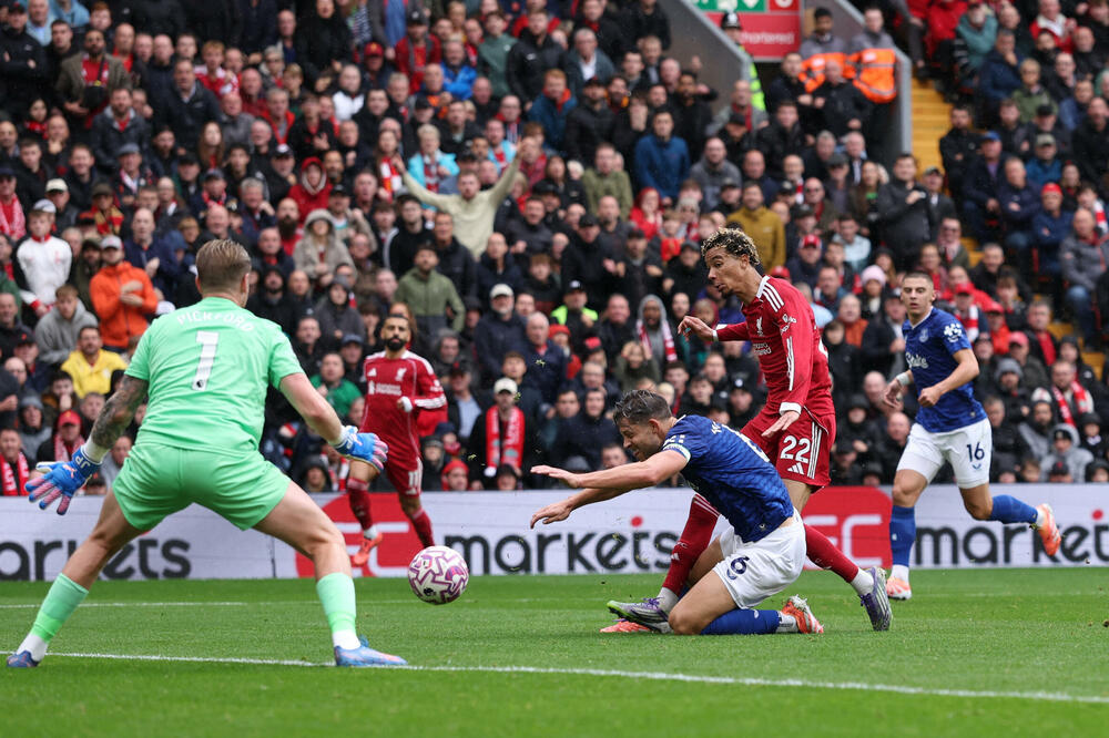 Ekitike je postigao treći gol u dresu "redsa", Foto: Reuters