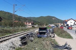 Saobraćajna nezgoda na putu Bijelo Polje - Prijepolje: Jedna osoba...
