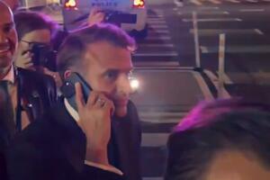 "Čekam na ulici jer je sve zatvoreno zbog tebe": Makronov auto...