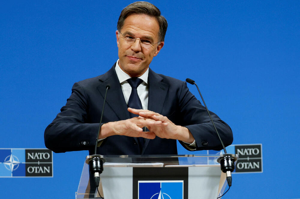 Mark Rute na konferenciji za novinare u sjedištu NATO-a u Briselu, Foto: Rojters