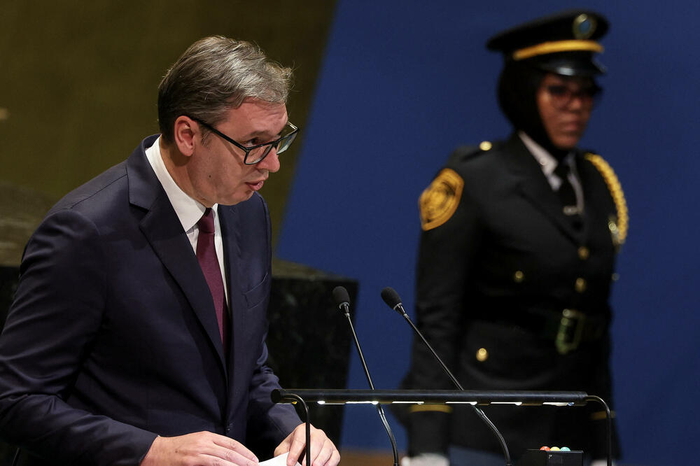 Vučić u UN-u, Foto: REUTERS