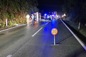 Jedna osoba poginula u saobraćajnoj nesreći u na putu Podgorica -...